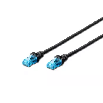 DIGITUS cable de parcheo - Cat 5e - U-UTP - Snagless - 5 m - negro