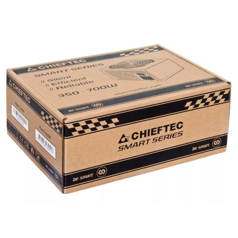 Chieftec Smart GPS-500A8 fuente de alimentación 500 W 20+4 pin ATX ATX negro