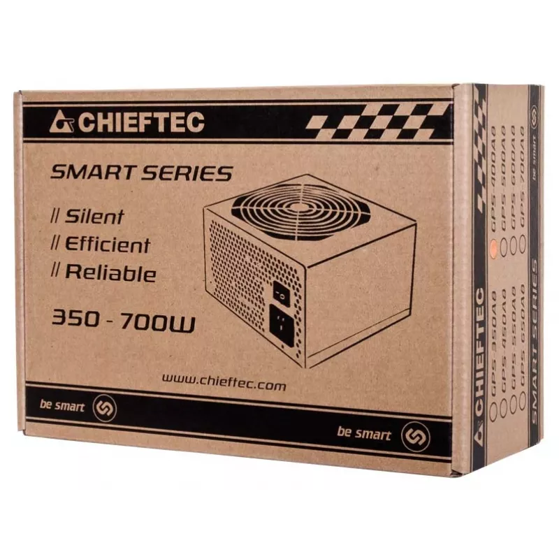 Chieftec Smart GPS-700A8 fuente de alimentación 700 W 20+4 Pin ATX PS/2 negro