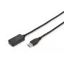 Cable repetidor USB 3.0 DIGITUS USB A macho / A hembra 5 m (da-73104)