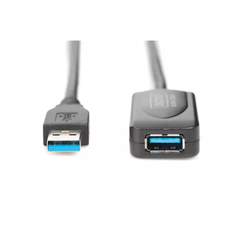 Cable repetidor USB 3.0 DIGITUS USB A macho / A hembra 5 m (da-73104)