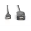 Cable repetidor USB 2.0 DIGITUS USB A macho / A hembra 20 m (DA-73102)