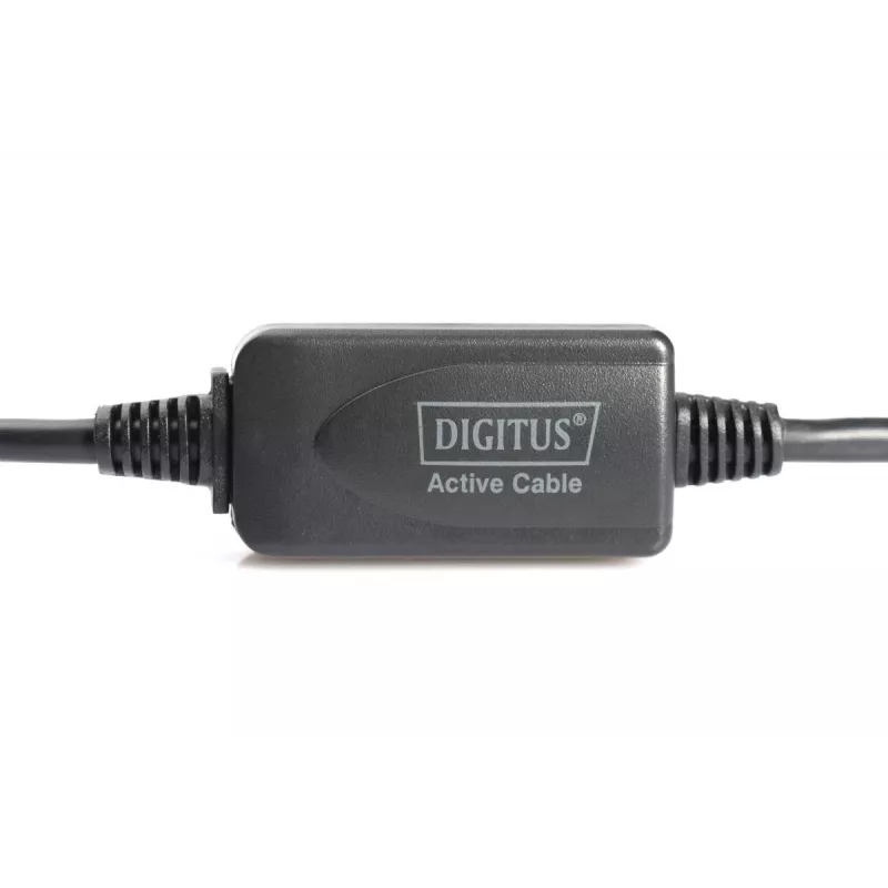 Cable repetidor USB 2.0 DIGITUS USB A macho / A hembra 15 m (DA-73101)
