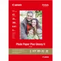 Canon PP-201 Glossy II Photo Paper Plus A3 - 20 hojas, alto brillo, 260 g/m², A3, 20 hojas, 270 µm, Canon Lucia, ChromaLife100+