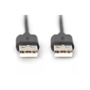 DIGITUS Cable de conexión USB A 1 m USB 2.0 compatible