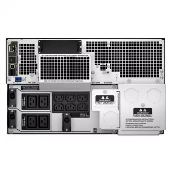 APC Smart-UPS On-Line SRT10KRMXLI - 10kW/VA, 6x C13 + 4x C19 + Hardwire salida monofásica, montaje en rack, NMC integrada