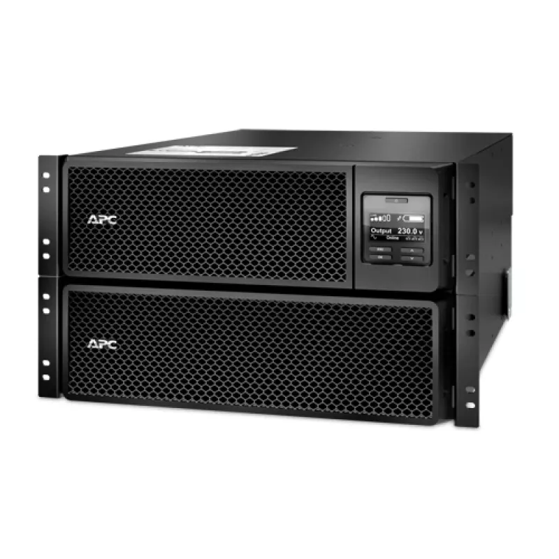 APC Smart-UPS On-Line SRT10KRMXLI - 10kW/VA, 6x C13 + 4x C19 + Hardwire salida monofásica, montaje en rack, NMC integrada
