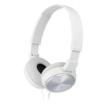 Sony MDR-ZX310AP, Con cable, 10 - 24000 Hz, Llamadas/Música, 125 g, Auricular, Blanco