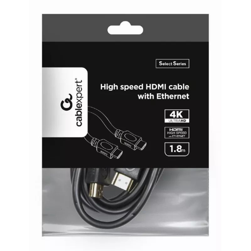 GEMBIRD Cable HDMI de alta velocidad con Ethernet - Select Series, 2,0 m