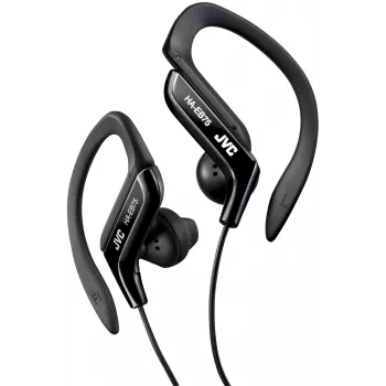 JVC HA-EB75 Sports Con cable Negro, Con cable, 16 - 20000 Hz, Música, 21.1 g, Auriculares, Negro