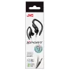 JVC HA-EB75-B-E auriculares deportivos intraurales con clip, con cable 3,5 mm, resistentes a salpicaduras, 16–20000 Hz, cable de 1,2 m, negros