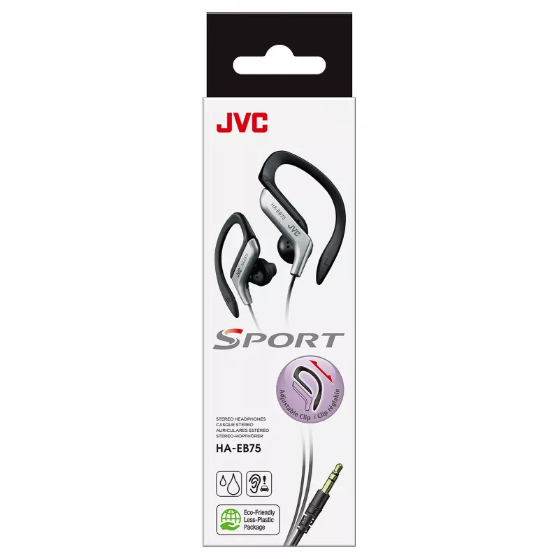 Auriculares JVC HA-EB75 Sports Cable Plata