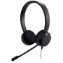 Jabra Evolve 20 MS estéreo, con cable, oficina/call center, 150 - 7000 Hz, 171 g, auriculares, negro