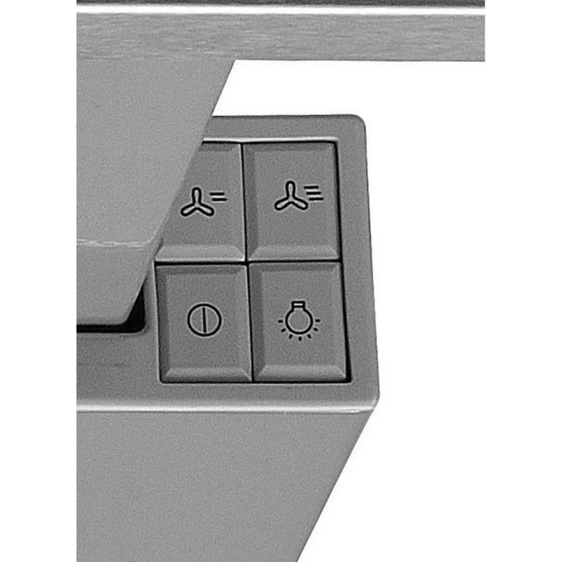 Whirlpool AKR 6390/1 IX campana semi integrada (extraíble) plata 304 m³/h