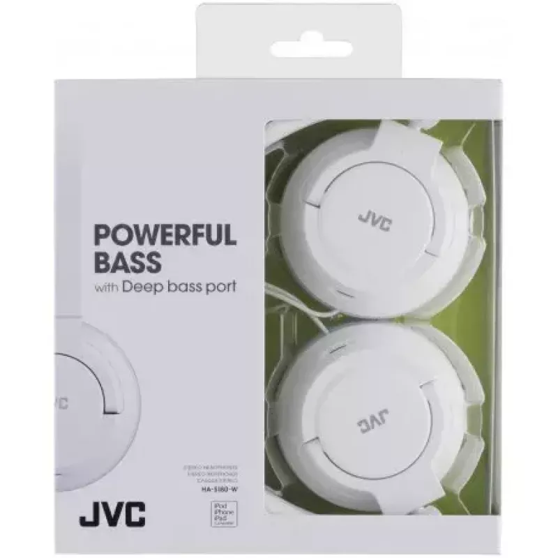 JVC HA-S180-W-E Auriculares/Headset con cable de diadema música blanco