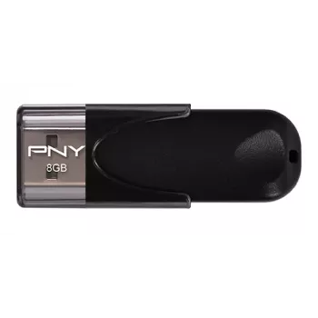 PNY Attache 4 2.0 - 8GB Memoria USB - USB 2.0 - Escritura 8 MB/s Lectura 25 MB/s