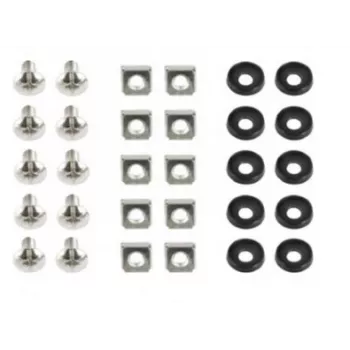 GEMBIRD 19i kit de montaje en rack (tornillos, tuercas, arandelas) 50 piezas set