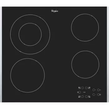 Whirlpool AKT 8130 BA placa vitrocerámica de encimera negra 4 zonas