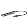 Hub USB i-tec Metal Superspeed USB 3.0 hub de 4 puertos 5000 Mbit/s gris