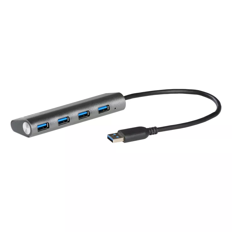 Hub USB i-tec Metal Superspeed USB 3.0 hub de 4 puertos 5000 Mbit/s gris