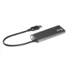 Hub USB i-tec Metal Superspeed USB 3.0 hub de 4 puertos 5000 Mbit/s gris