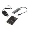 Hub USB i-tec Metal Superspeed USB 3.0 hub de 4 puertos 5000 Mbit/s gris
