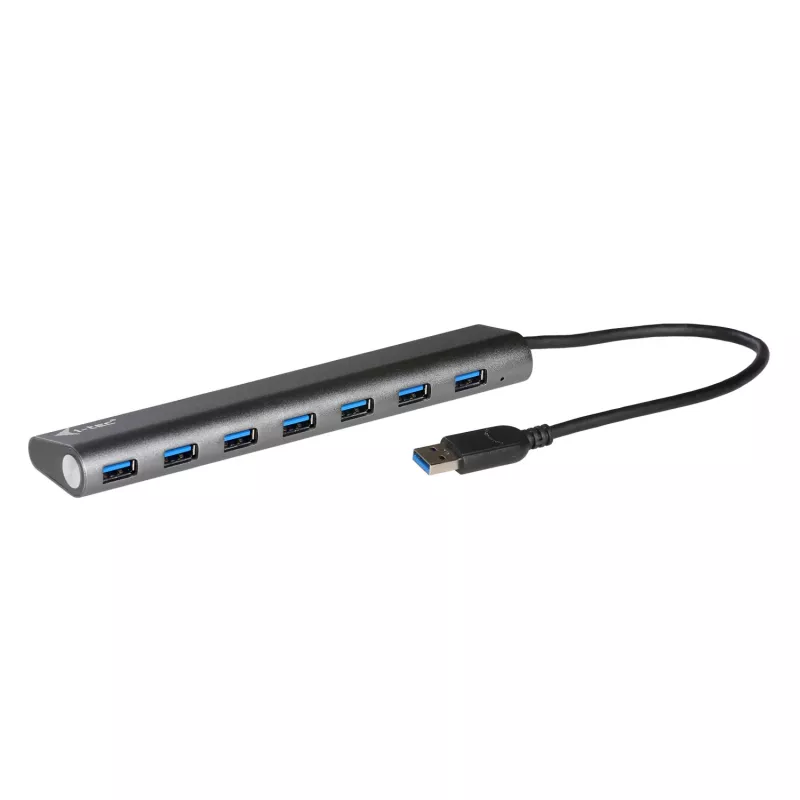 Hub USB 3.0 Superspeed de metal i-tec de 7 puertos