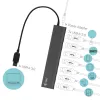 Hub USB 3.0 Superspeed de metal i-tec de 7 puertos