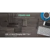 Hub USB 3.0 Superspeed de metal i-tec de 7 puertos