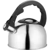 Lamart Lumier LT 7004 hervidor con silbato para fogón, 2 l, acero inoxidable, apto para inducción y gas, Inox