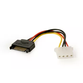 GEMBIRD Cable de alimentación SATA (macho) a Molex (hembra), 15 cm