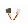 GEMBIRD Cable de alimentación SATA (macho) a Molex (hembra), 15 cm