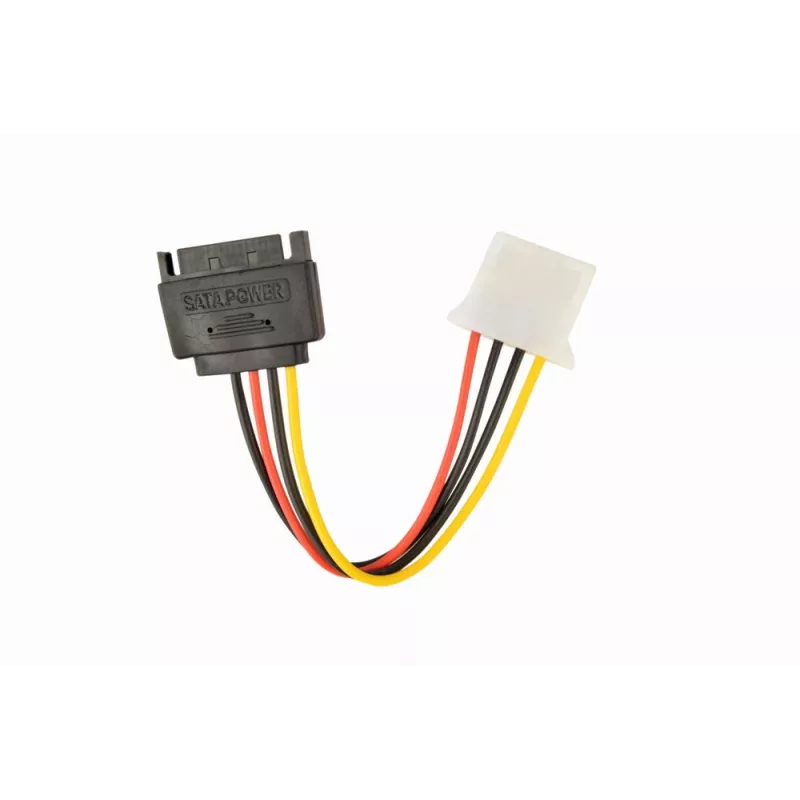 GEMBIRD Cable de alimentación SATA (macho) a Molex (hembra), 15 cm
