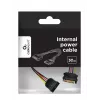 GEMBIRD Cable de extensión de alimentación SATA, 30 cm