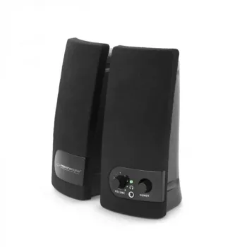 Altavoz de 2 vías ESPERANZA EP119, 2.0 canales, 6 W RMS, 4 Ω, con cable, 3,5 mm y USB, montaje en mesa