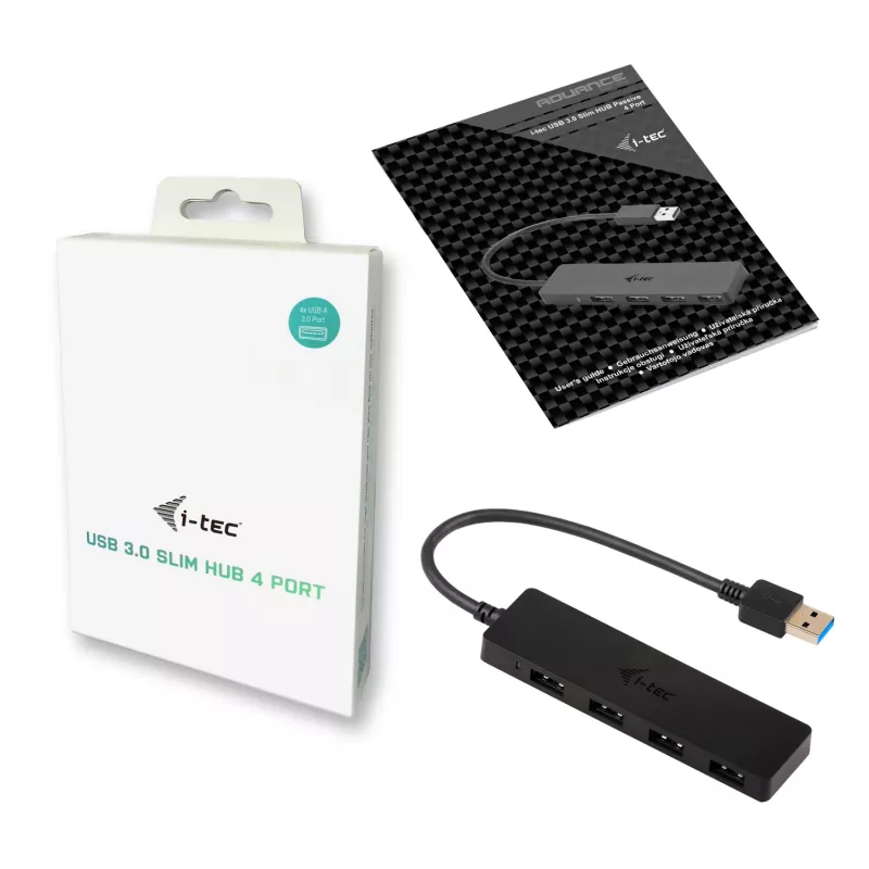 Hub USB i-tec Advance USB 3.0 delgado Pasivo HUB 4 puertos