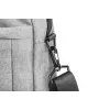 Bolso bandolera NATEC Mustela para portátiles de hasta 39,6 cm (15,6 inch), poliéster, gris, bolsillo frontal, correa de hombro