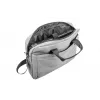Bolso bandolera NATEC Mustela para portátiles de hasta 39,6 cm (15,6 inch), poliéster, gris, bolsillo frontal, correa de hombro