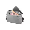 Bolso bandolera NATEC Mustela para portátiles de hasta 39,6 cm (15,6 inch), poliéster, gris, bolsillo frontal, correa de hombro