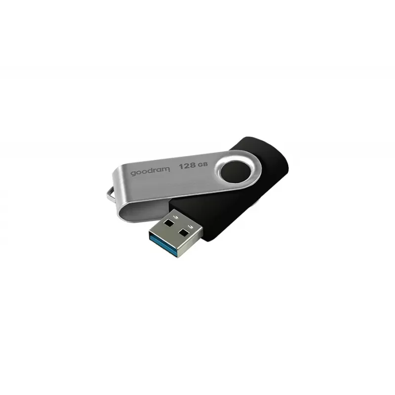 Memoria USB GOODRAM UTS3 128 GB USB Type-A 3.2 Gen 1, negra, 60 MB/s lectura, 20 MB/s escritura