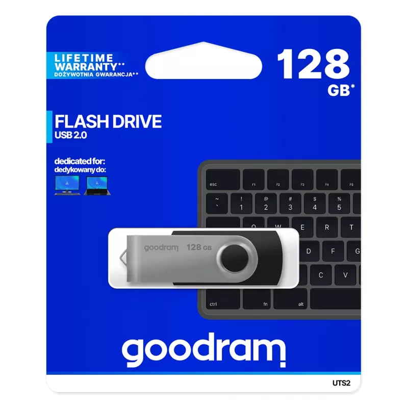Goodram UTS2 Memoria USB 128 GB USB Type-A 2.0 negra
