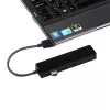 i-tec Advance USB 3.0 hub fino 3 puertos adaptador Gigabit Ethernet negro