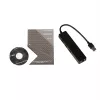 i-tec Advance USB 3.0 hub fino 3 puertos adaptador Gigabit Ethernet negro