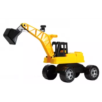 Lena GIGA TRUCKS excavadora, excavadora, 3 año(s), plástico, negro, amarillo