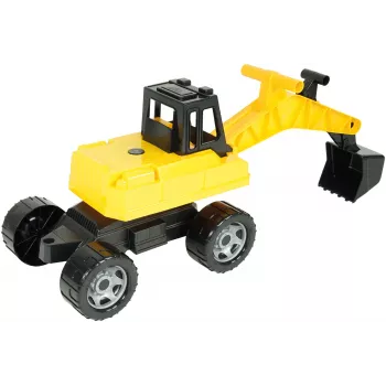 Lena GIGA TRUCKS excavadora, excavadora, 3 año(s), plástico, negro, amarillo