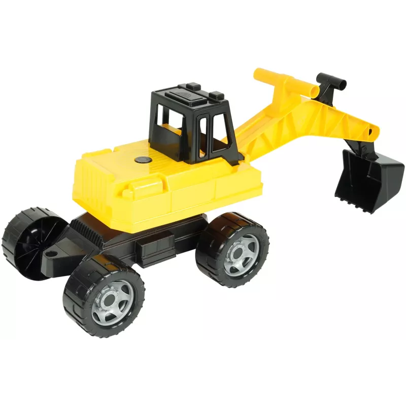 Lena GIGA TRUCKS excavadora, excavadora, 3 año(s), plástico, negro, amarillo