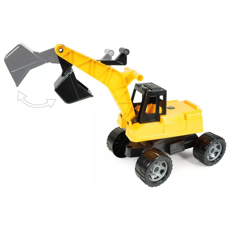 Lena GIGA TRUCKS excavadora, excavadora, 3 año(s), plástico, negro, amarillo