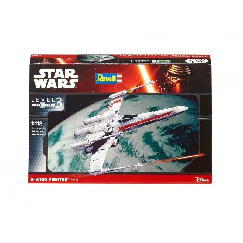 Maqueta de planeador espacial Revell X-wing Fighter