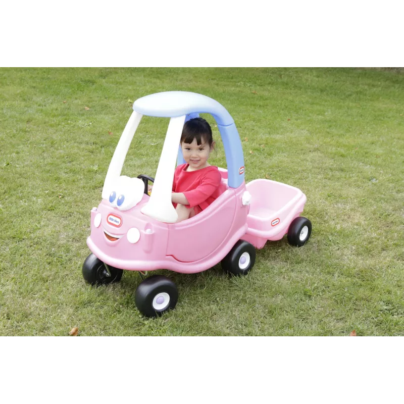 Little Tikes Cozy Coupe Princess, 1,5 años, 4 ruedas, plástico, azul, rosa, blanco