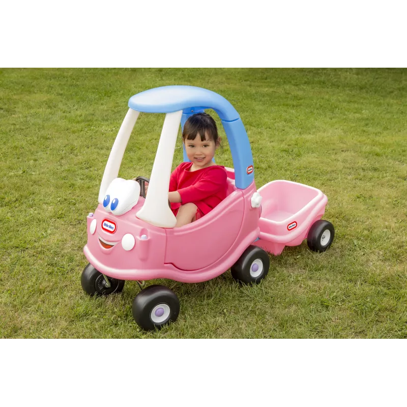 Little Tikes Cozy Coupe Princess, 1,5 años, 4 ruedas, plástico, azul, rosa, blanco